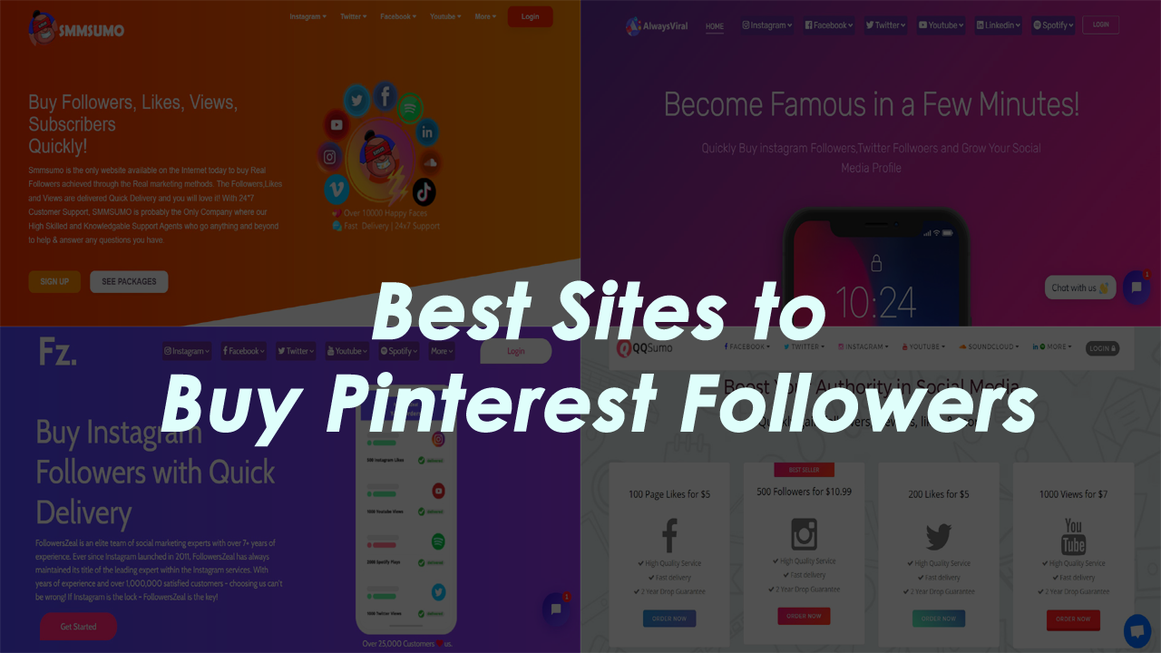 Best Sites to Buy Pinterest Followers in India